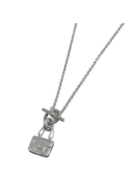 Hermes Jewelry - Hermes Amulet Constance Necklace Silver